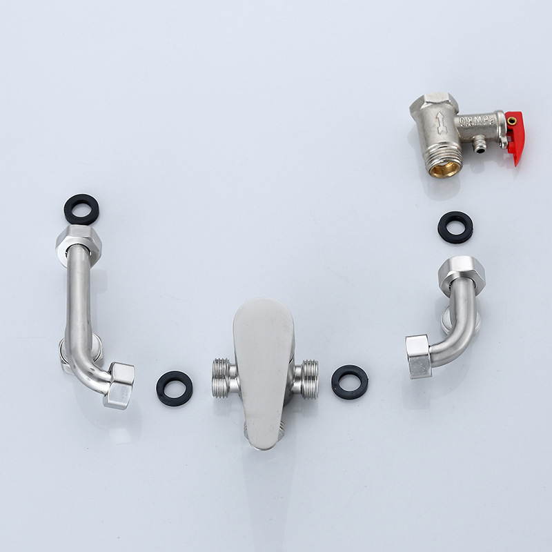 Wholesale of exposed cold and hot shower switch U-shaped valve for water heater, 304 stainless steel electric water heater mixing valve Application Scenario