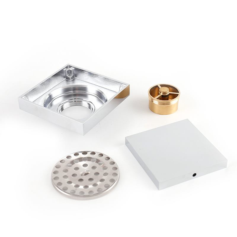 Wholesale of all-copper floor drains, invisible floor drains, anti-odor floor drains, anti-clogging and anti-leakage floor drains with exquisite milled edges Application Scenario