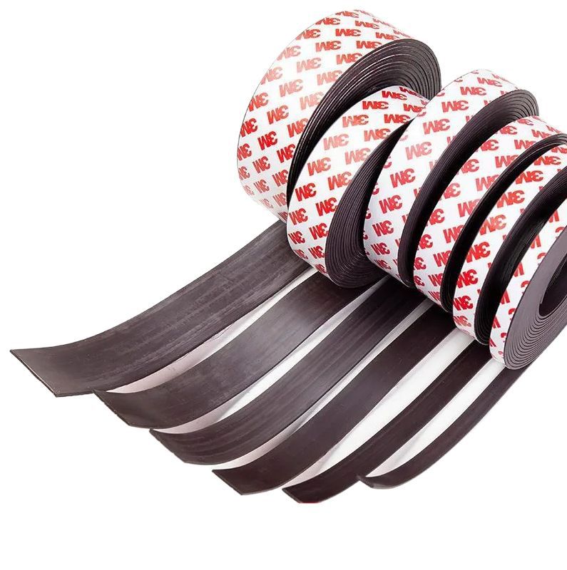 【20mm*1.5mm】 Teaching AIDS with adhesive soft magnetic strips, magnetic thin soft magnetic strong adhesive black details Picture