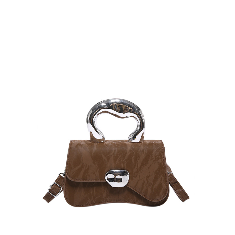 This 2024 new handbag features a trendy, niche design, is elegant, fashionable, individualistic, casual and stylish crossbody bag Item Picture