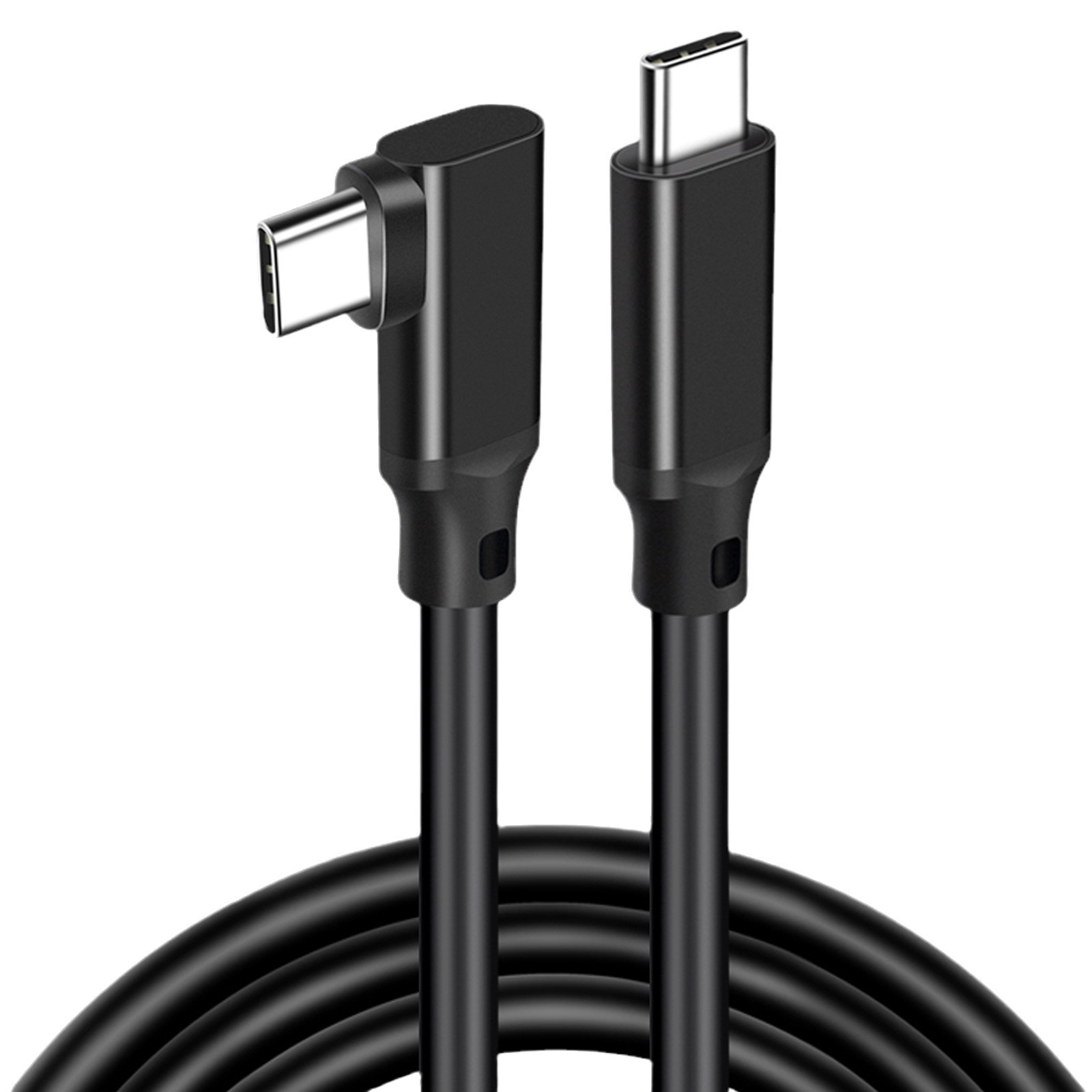 Elbow VR cable, Type-c data cable, USB3.1 dual male 4K video projection cable, 3.20G mobile game cable link Item Picture