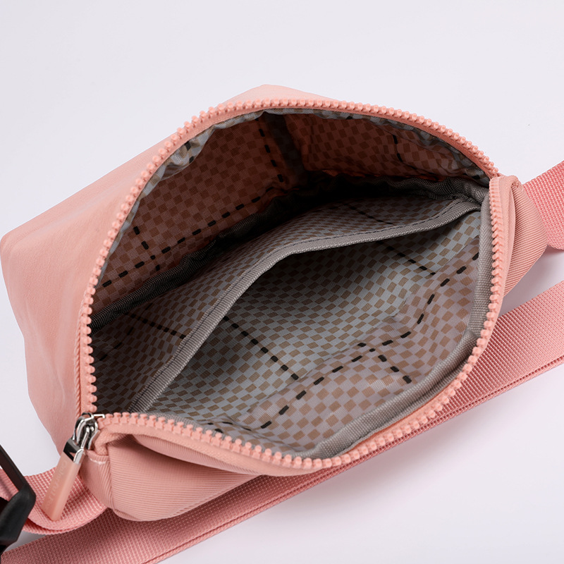 Summer fashion and versatile backpack for women, water-resistant nylon simple women's bag, street trend makeup bag and waist bag Item Picture
