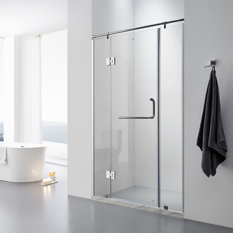 Glass door bathroom clamp, thickened 304 stainless steel hinge, shower room frameless glass clamp, 90-degree 180-fold hinge details Picture