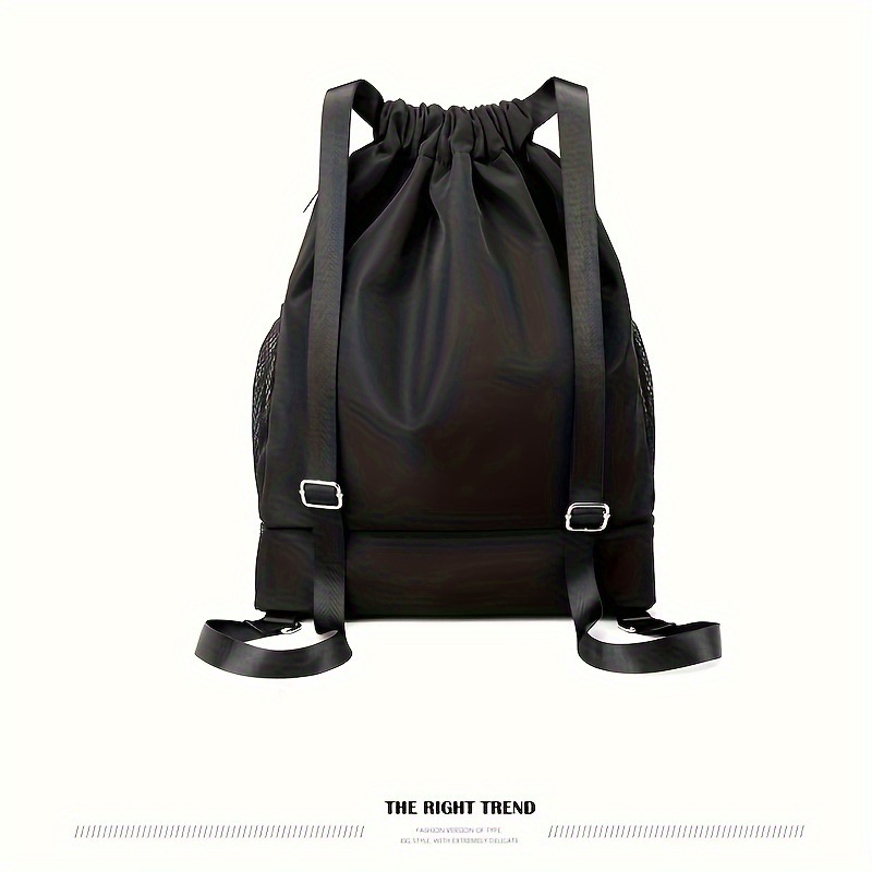 Cross-border bestsellers of basketball bags, Amazon's large-capacity fitness swimming bag, drawstring football, drawstring shoulder sports backpack details Picture
