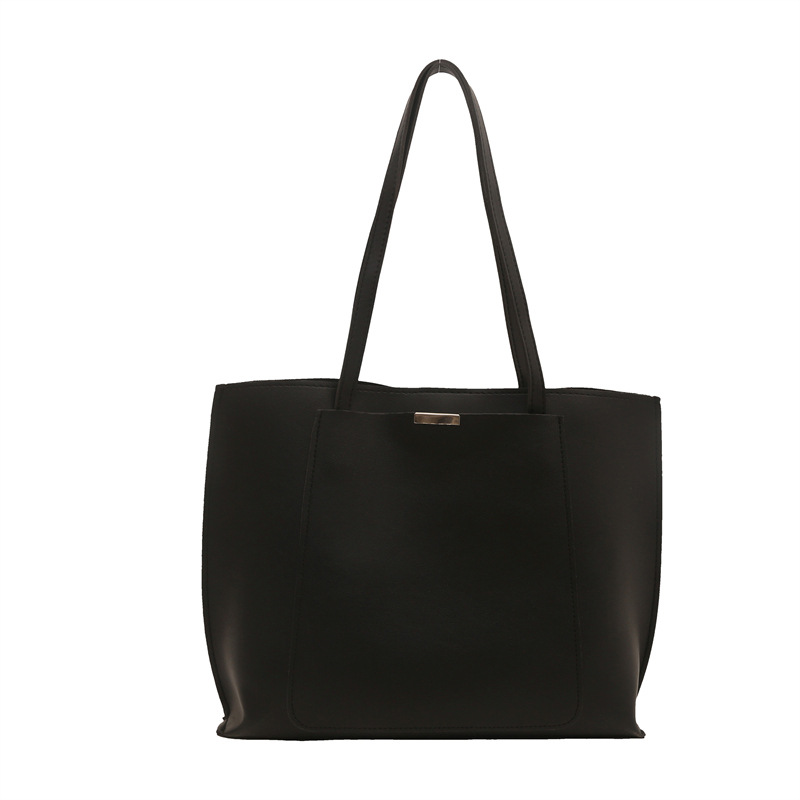 Large-capacity women's trendy and fashionable commuter tote bag handbag, 2024 new minimalist style fashionable single-shoulder bag Item Picture