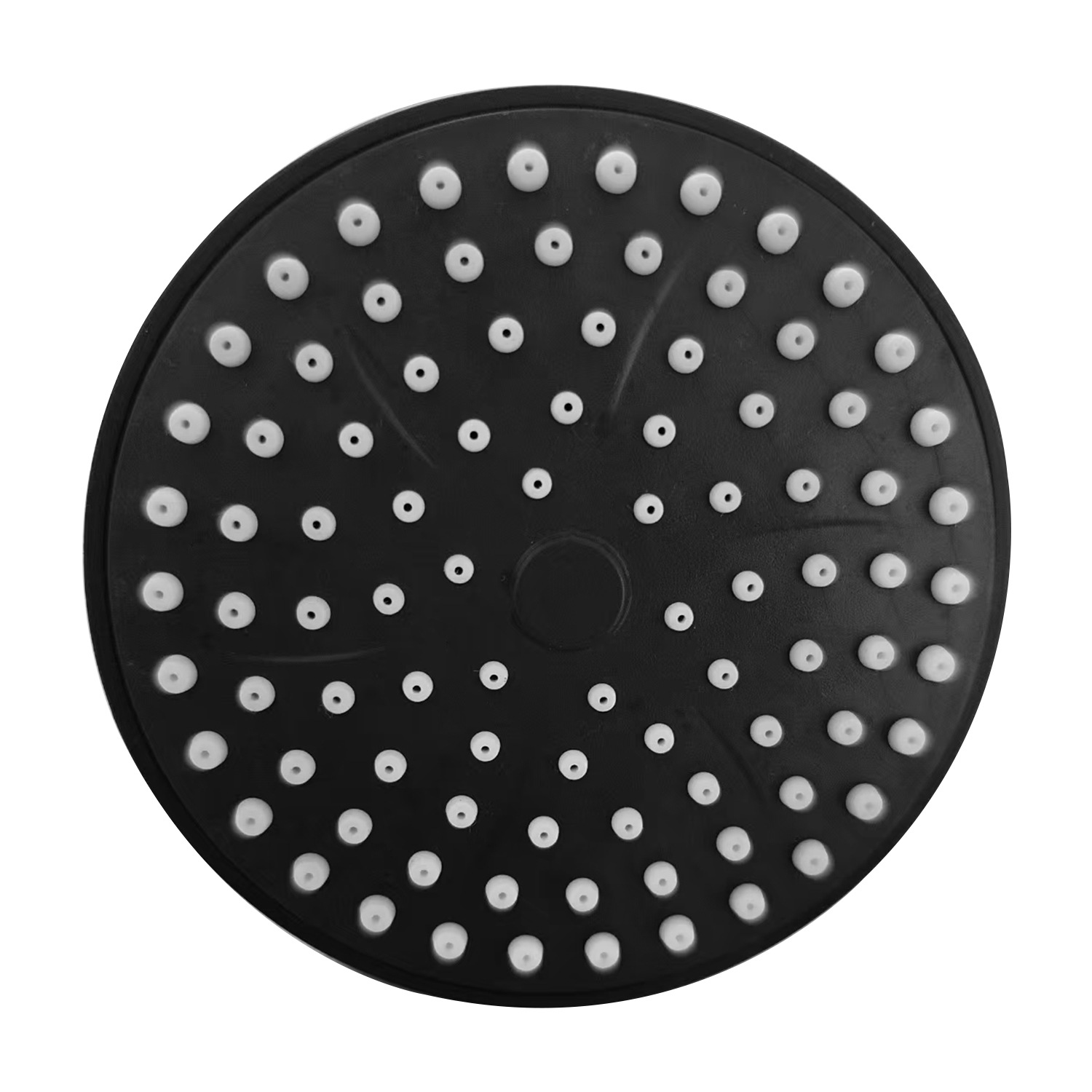 4-inch ceiling-mounted household bathroom, dormitory ceiling-mounted showerhead, small top spray, bathroom showerhead, black spray details Picture