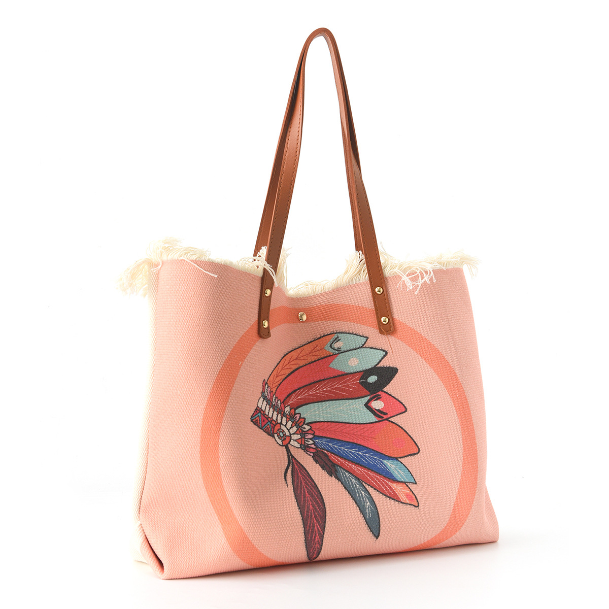 Bohemian ethnic sail bag, European and American cross-border commuting single-shoulder bag, niche design, large capacity bag, women's bag Application Scenario