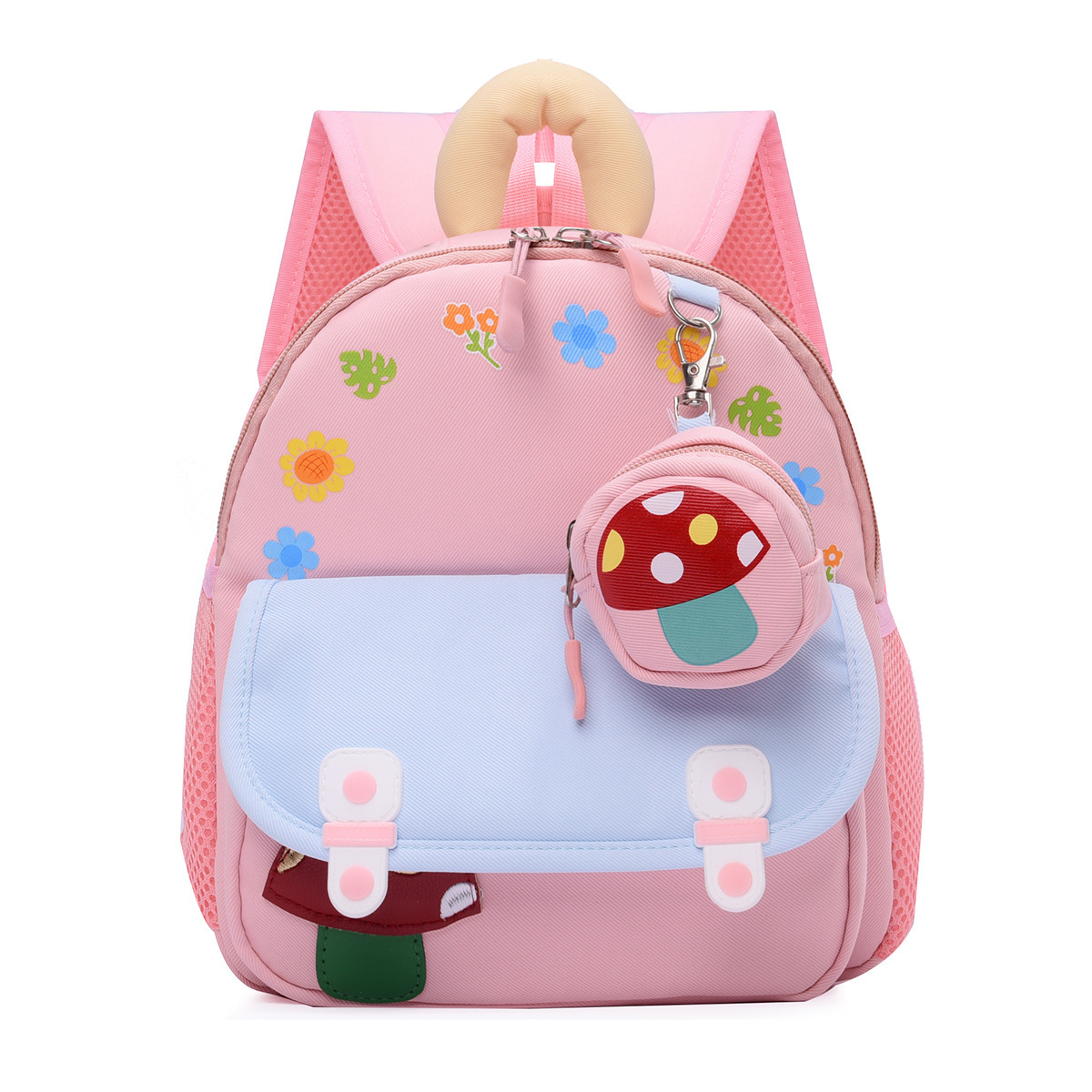 Kindergarten schoolbags, anti-wandering backpacks for small and medium class children, cartoon and animation children's backpacks, boys' and girls' schoolbags details Picture