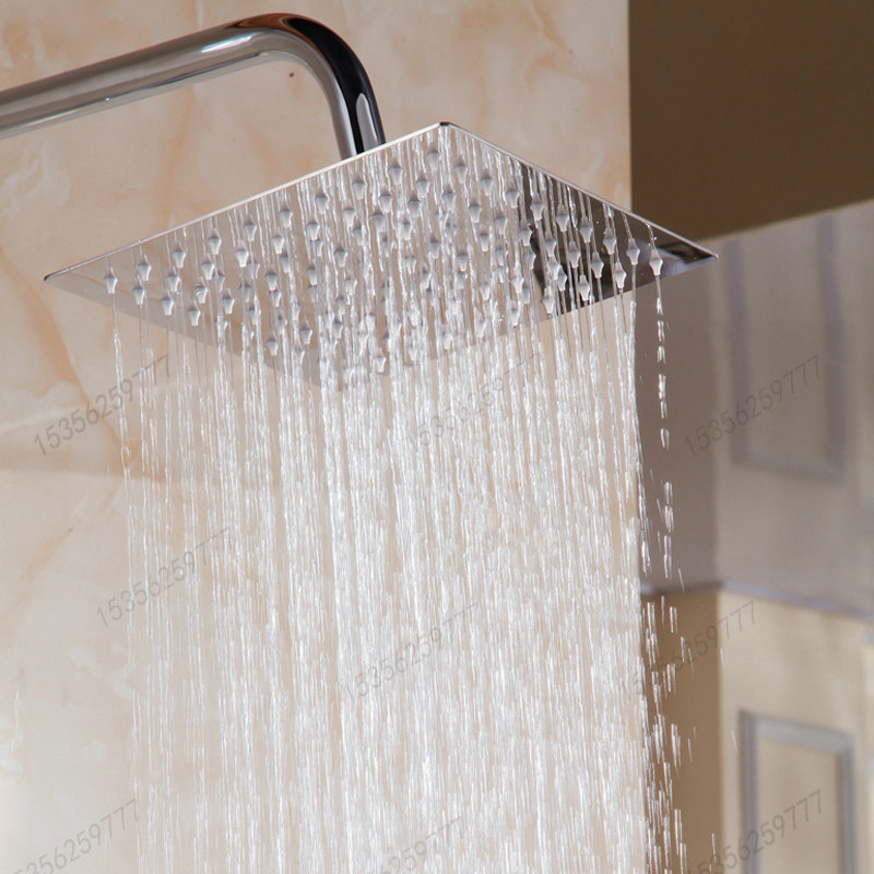 304 stainless steel shower top, shower head, pressurized shower head 4/6/8/10/12 inch, cross-border Amazon Specification drawing