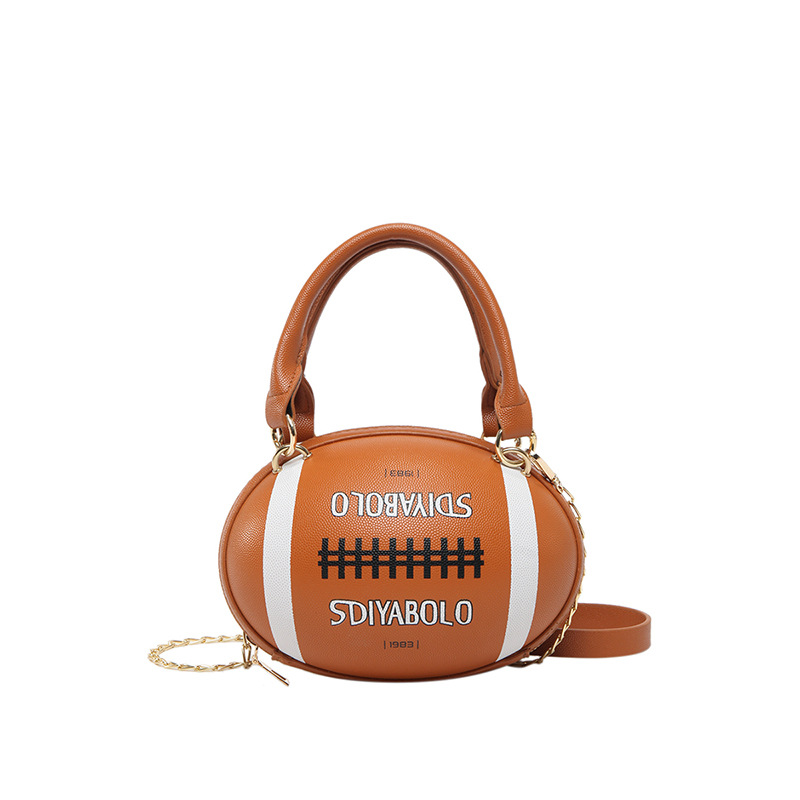The popular and individualized rugby chain single-shoulder fashion bag for the spring of 2025, the new crossbody bag, is a cross-border trend Item Picture