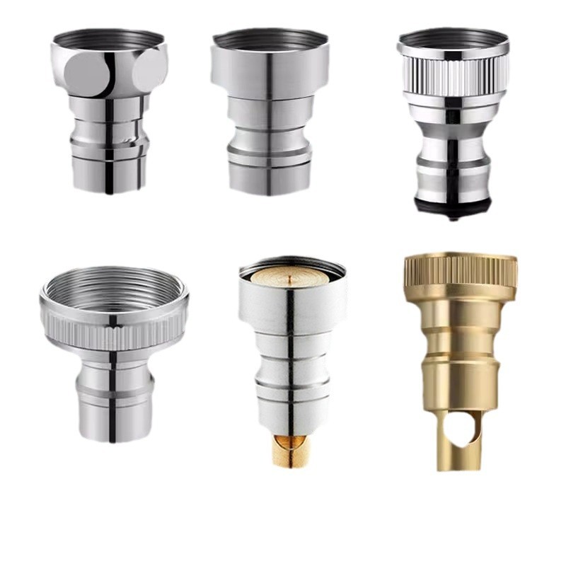 Special water stop valve for washing machine faucet, anti-drop automatic backflow check valve, household 4-inch faucet adapter accessories Item Picture