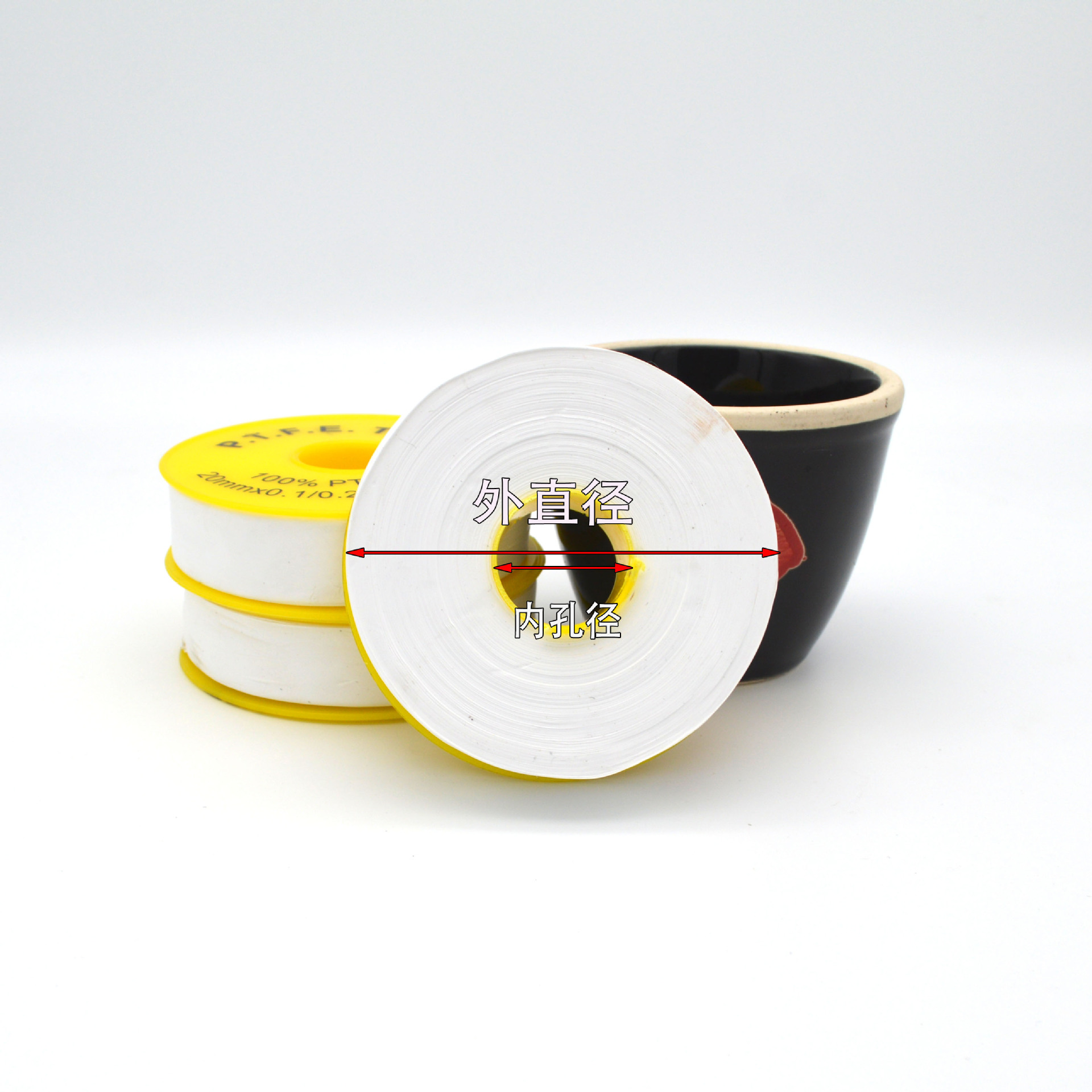 New material polytetrafluoroethylene (PTFE) tape produced by the manufacturer of raw material gas fire sealing water heating water adhesive tape Application Scenario