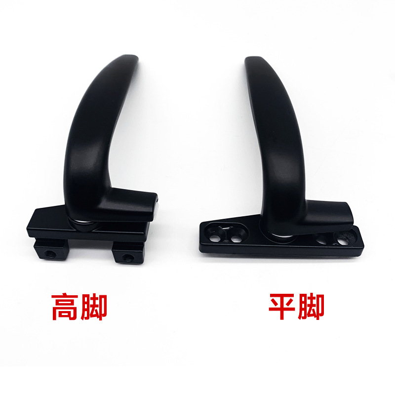 Round handle 50-inch outward casement window handle round handle seven-shaped handle sliding door and window casement window handle details Picture
