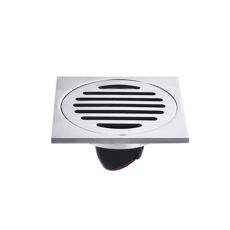 Wholesale 304 stainless steel floor drain, copper core, large drainage capacity for shower rooms, and anti-odor floor drain for bathrooms in hotel engineering Item Picture