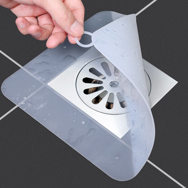 Sewer floor drain cover anti-odor device, bathroom silicone anti-odor pad, kitchen bathroom toilet silicone floor drain pad full figure