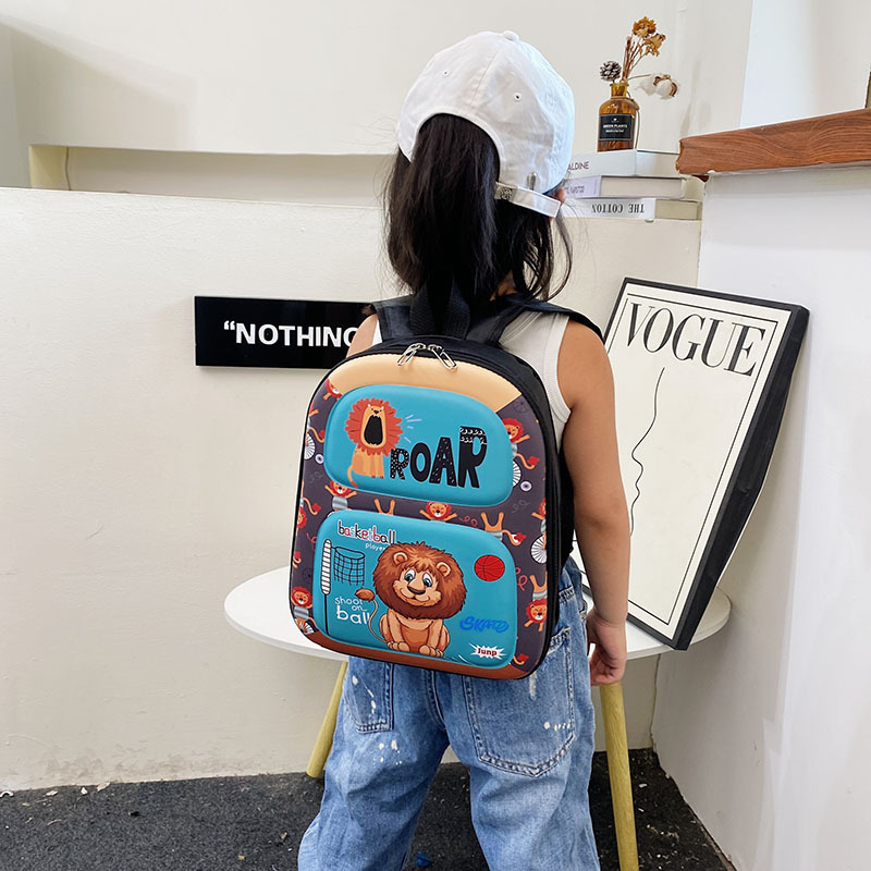 New kindergarten schoolbag, large-capacity cartoon 3D Elsa backpack for primary school students, Korean version for export wholesale details Picture
