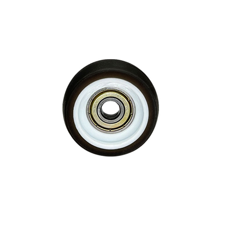Factory wholesale of door and window drawer pulleys, wardrobe tracks, guide wheels, trolleys, TPE roller bearings, rubber-coated pulleys Item Picture