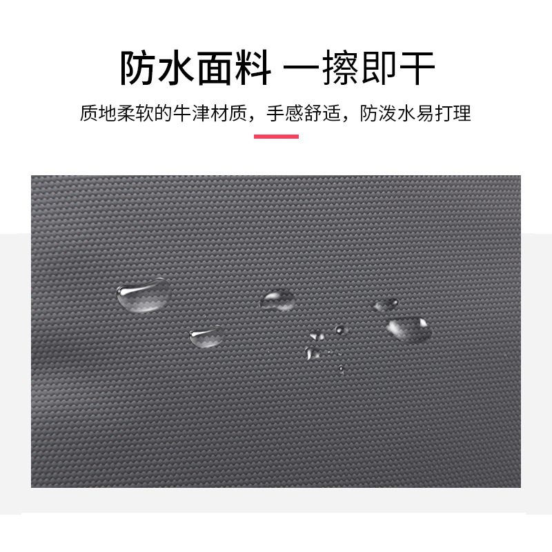 New simple and waterproof nylon chest bag for men, retro and fashionable chest bag, large-capacity multi-layer crossbody bag for men details Picture