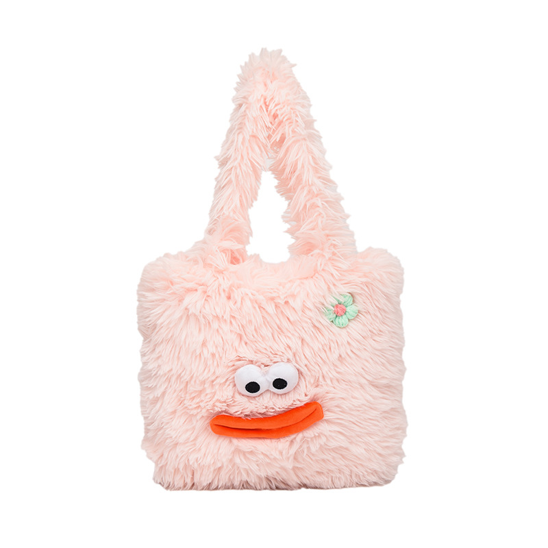 Plush toys, long-haired little monsters, large shoulder bags, new foreign trade video games, exchange blind box gifts, claw machine dolls, figurines Item Picture