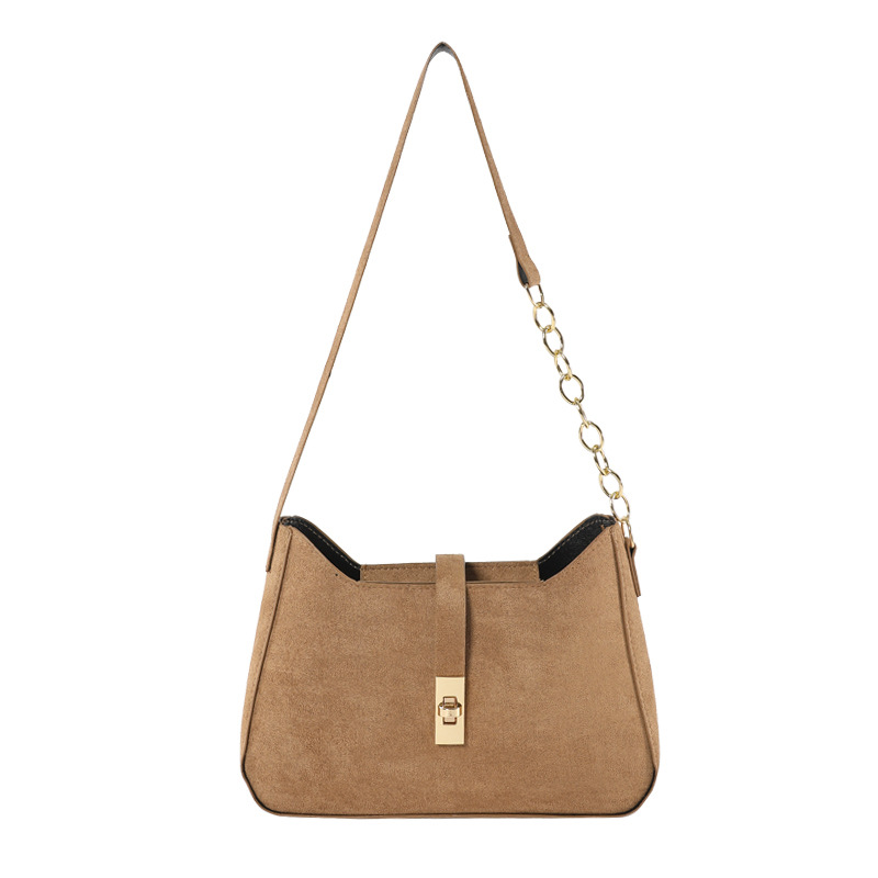 2024 New high-end, niche design, ins versatile and fashionable shoulder bag, large-capacity fashionable commuting underarm bag Item Picture