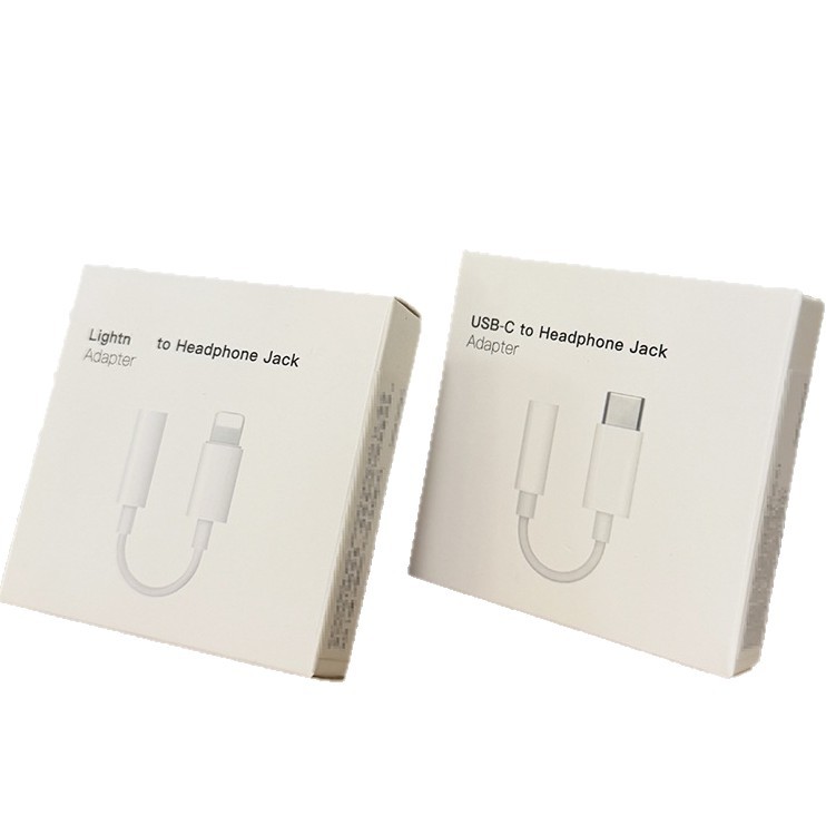 Compatible with Apple 3.5mm to Light audio converter and 3.5mm to Type-c headphone adapter conversion cable Item Picture