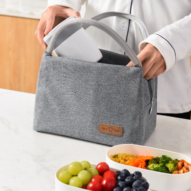 Runhui Cross-border Lunch box, handbag, bento, insulated bag, student lunch box bag, office worker bento bag, minimum order quantity one Application Scenario