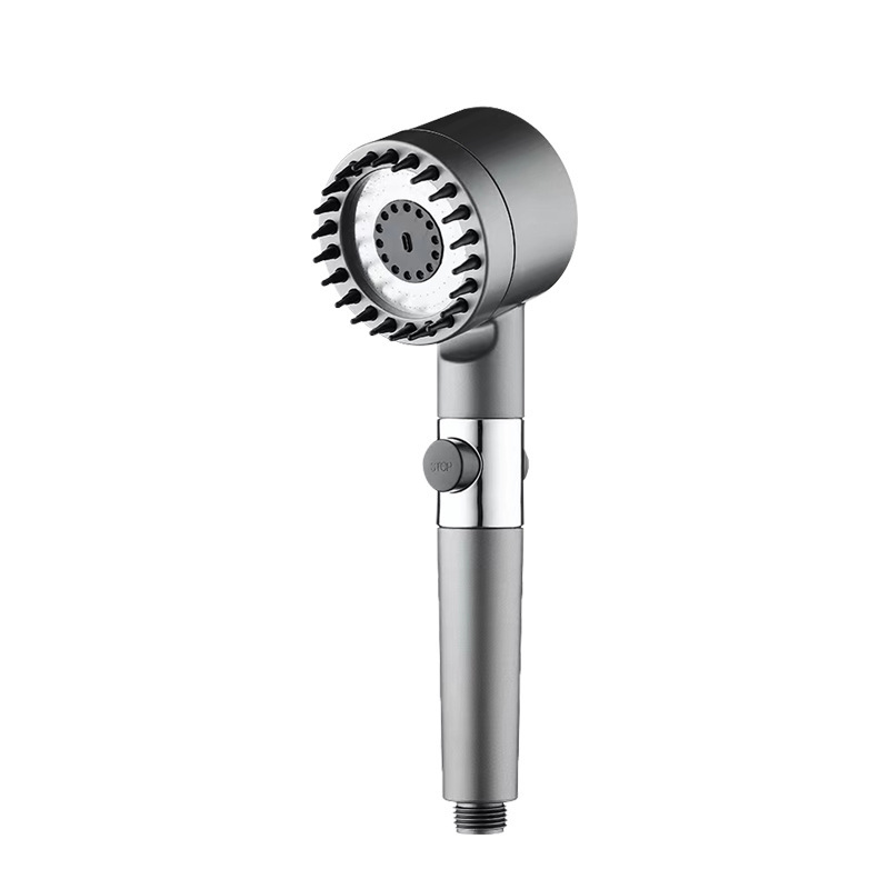 Super strong bathroom shower head, powerful pressurized rain filter, flower drying set for bathing Item Picture
