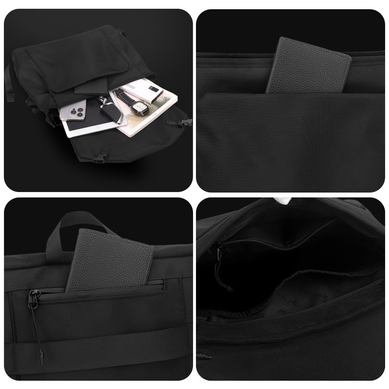 WEPOWER's new crossbody bag is a high-end and trendy men's functional crossbody bag and a multi-functional hand-held shoulder bag Application Scenario