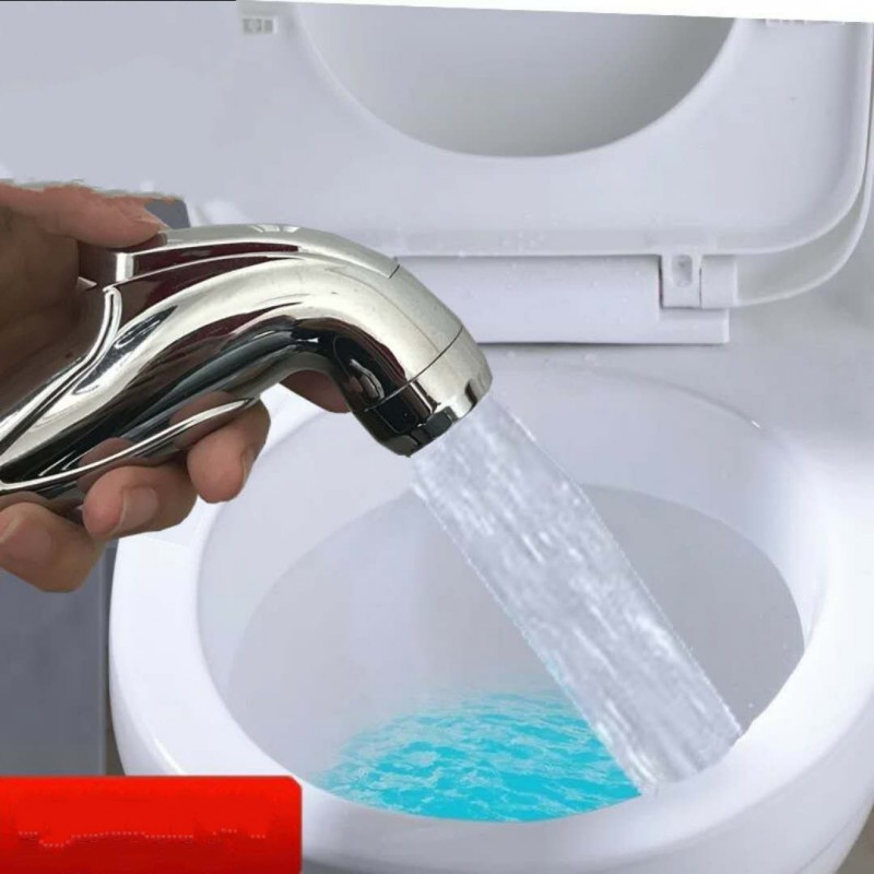 Bidet, shower head, toilet spray gun, companion, bathroom cleaning, buttock cleansing device, pressurized toilet flushing device details Picture