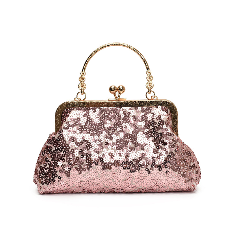 High-end quality and elegant banquet hand-held small bag, women's dinner bag, chain crossbody shell bag, cross-border trend Item Picture