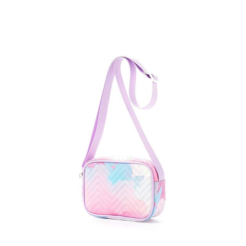 Cross-border single-shoulder women's bag, solid color printed single-shoulder bag, personalized single-shoulder bag for boys and girls, girls' crossbody bag, coin purse full figure