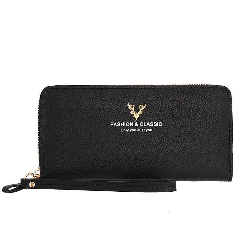 The new women's wallet, long zipper clutch, large-capacity wallet, and high-end PU leather card case are in stock and on sale Item Picture