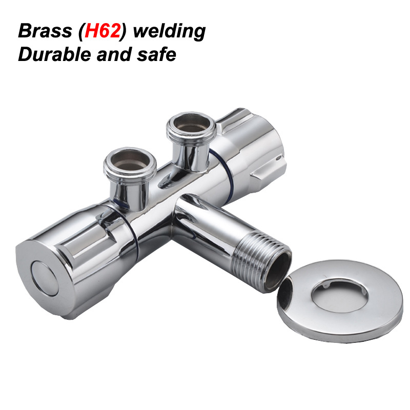 Factory direct sales of multi-functional toilet, dual-outlet, dual-use Angle valve bracket, one-inlet and two-outlet water separator, and feminine washbasin set Item Picture