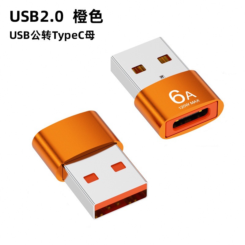 otg mobile phone adapter type-c to usb3.1 Tablet charger PD data cable 6Aus b adapter Item Picture