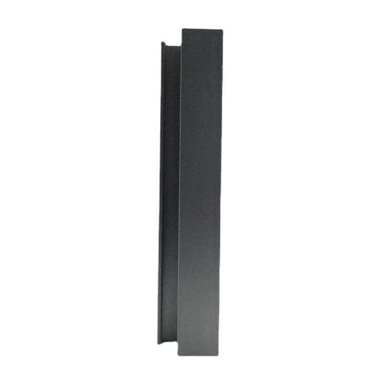 A minimalist door made of extruded aluminum alloy profiles with long electrophoretic window and door spacers Application Scenario