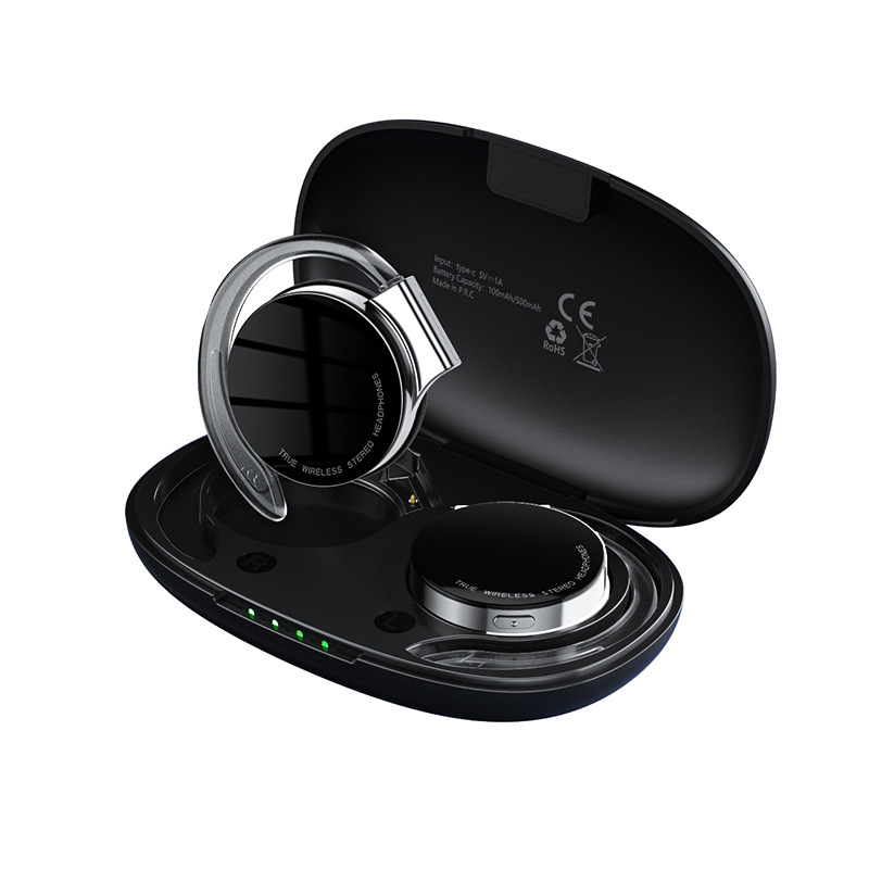 F2 Cross-border bestseller TWS wireless sports music headphones, new noise-cancelling call and running Bluetooth headphones do not fit in the ears Item Picture