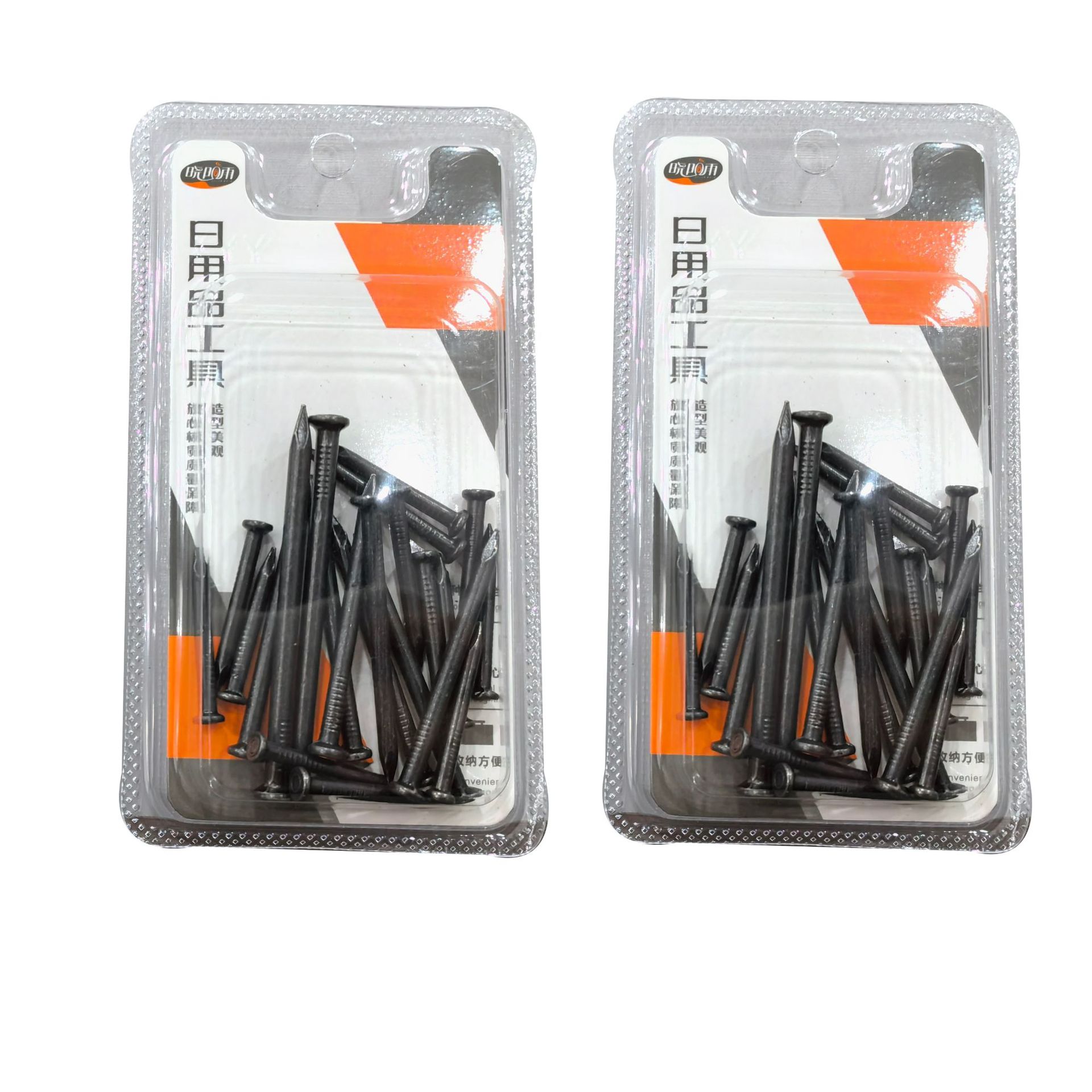 Suction card types of steel nails, cement steel nails, black hardness, cement steel nails, one card, multiple specifications of cement steel nails Item Picture