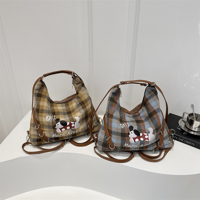 Casual embroidered bag for women, 2024 new style backpack, travel lightweight single-shoulder tote bag, large capacity crossbody bag Application Scenario
