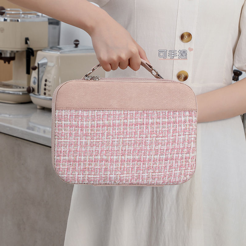 Wholesale popular skincare and makeup bags, women's portable large-capacity makeup storage bags, small travel hand-held makeup cases full figure