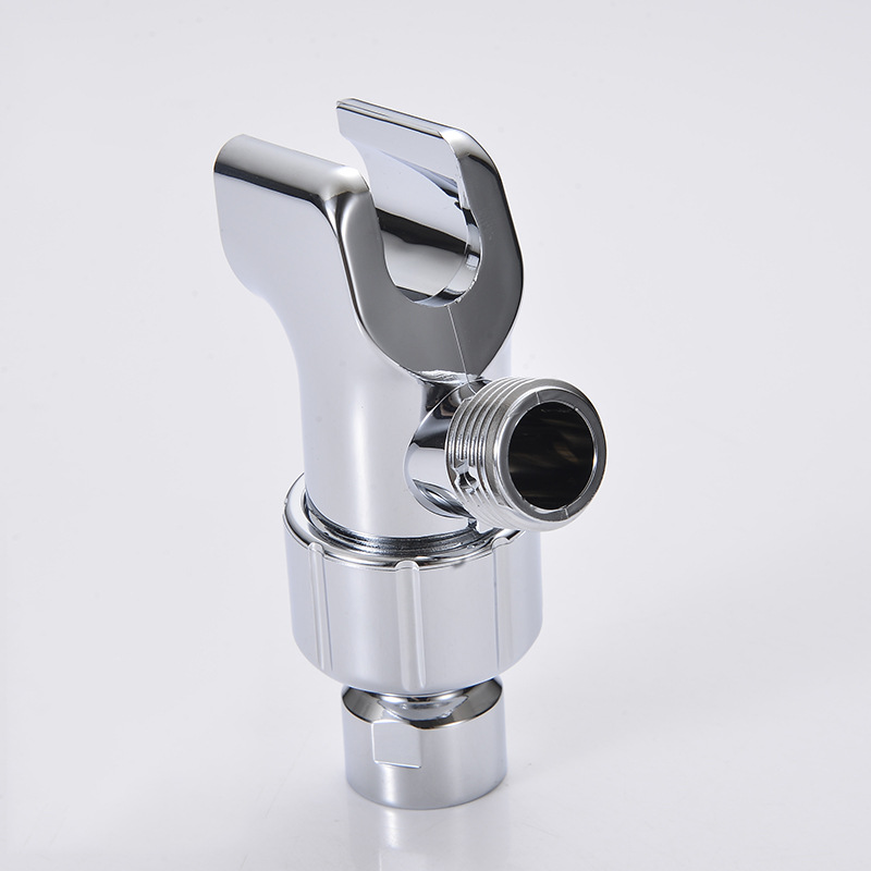 Copper ball head American-style water distributor, bathroom shower arm adapter, arm frame bracket, wall base, shower head, three-way socket Specification drawing