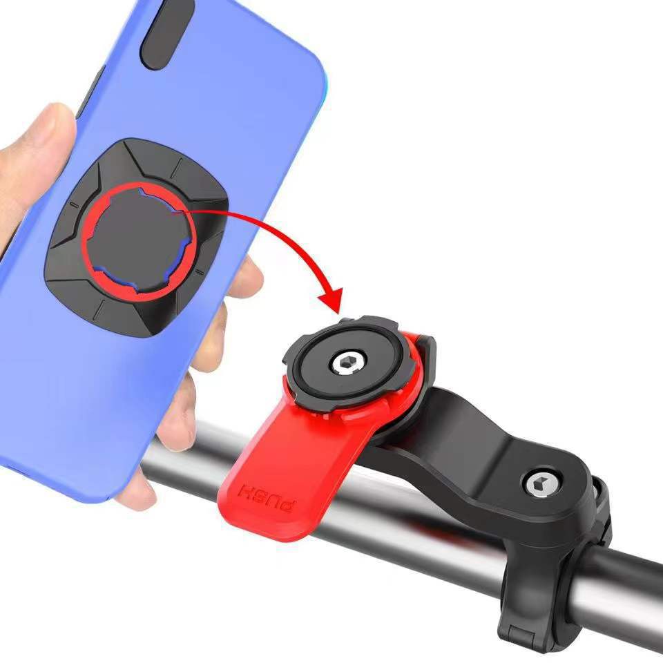 Cross-border simple 360-degree rotating motorcycle stand, takeout navigation, detachable mobile phone stand, bicycle mobile phone stand Item Picture