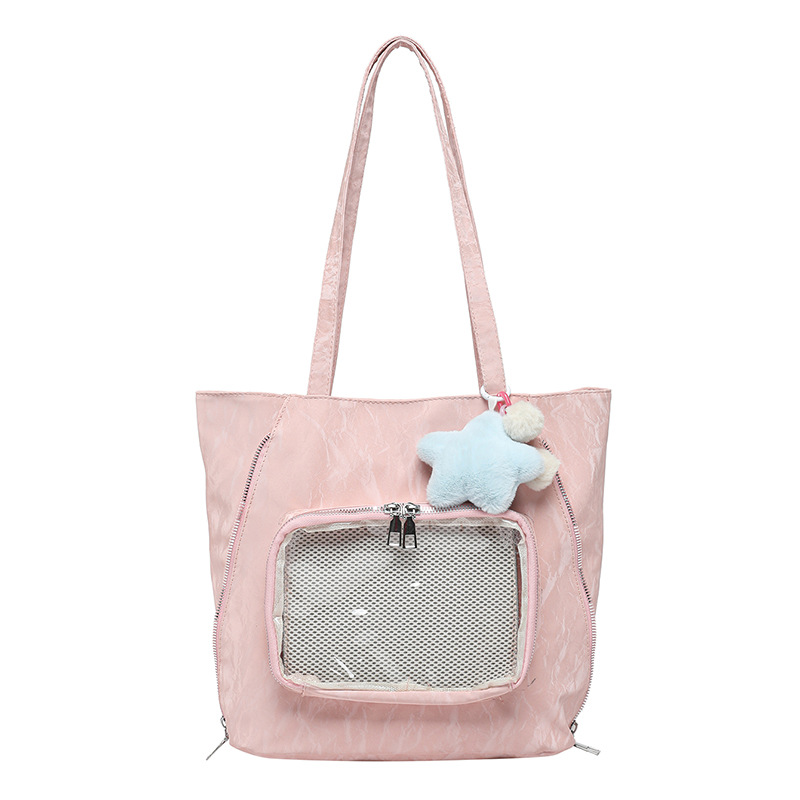 Tote Bag Women's large-capacity 2025 new model casual backpack Pain bag single-shoulder commuting fashion lightweight crossbody bag Item Picture