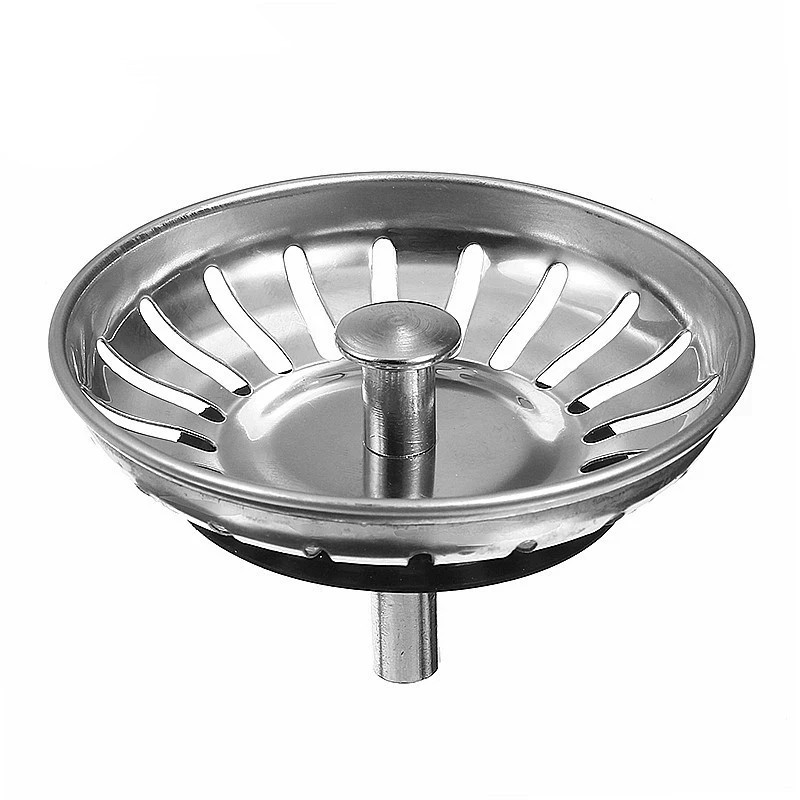 Cross-border 304 stainless steel kitchen sink filter, dishwasher sink drain plug, 78-84mm sink basket accessory Item Picture