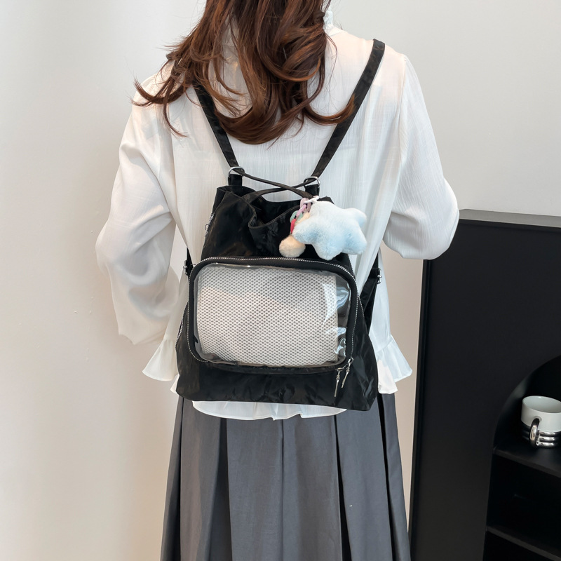 Tote Bag Women's large-capacity 2025 new model casual backpack Pain bag single-shoulder commuting fashion lightweight crossbody bag details Picture