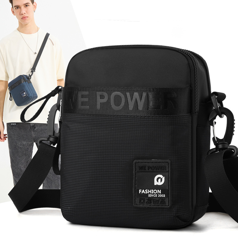 WEPOWER's new casual men's shoulder bag, small crossbody bag, wearable waist bag, small backpack, and lightweight men's crossbody bag full figure