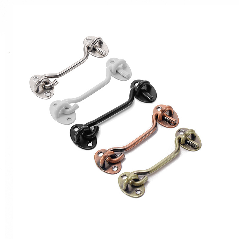Wholesale 304 stainless steel wind hook window hooks, old-fashioned window hooks, window hooks, lock buckles, door and window hooks, wind buckles, windproof support hooks Item Picture