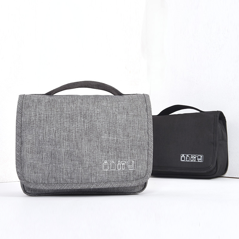 Korean-style multi-functional toiletry bag, cosmetics storage bag, hanging toiletry bag, makeup bag, large capacity, high-end feel details Picture