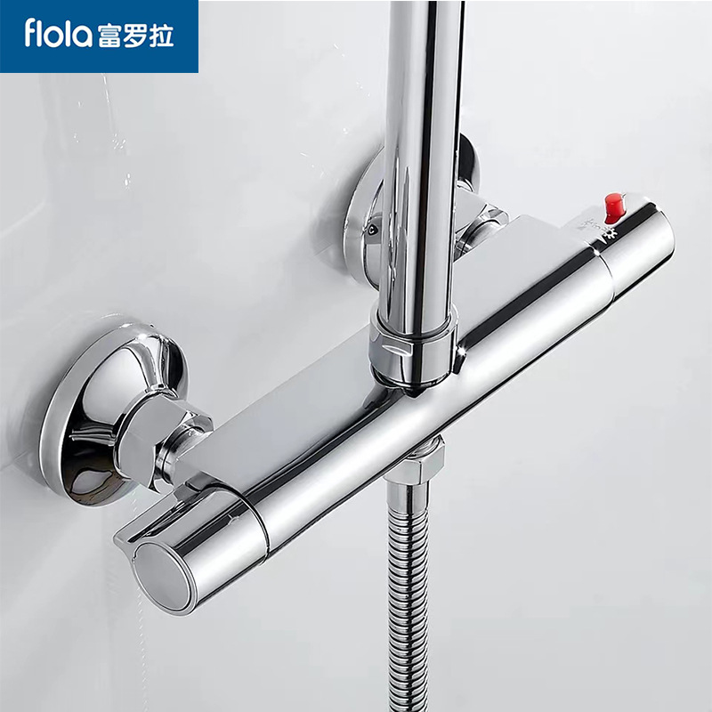 Foreign trade constant temperature mixing valve, all-copper constant temperature shower faucet, electric water heater, solar constant temperature valve, mixing valve full figure