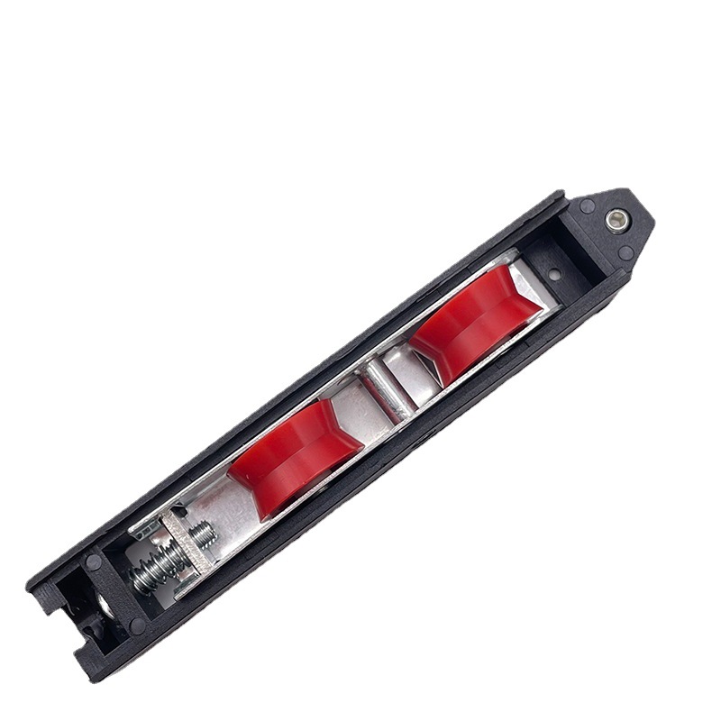 Foreign trade export screen window pulleys, nylon double wheels, aluminum alloy door and window accessories, plastic pulley accessories, double wheels Item Picture