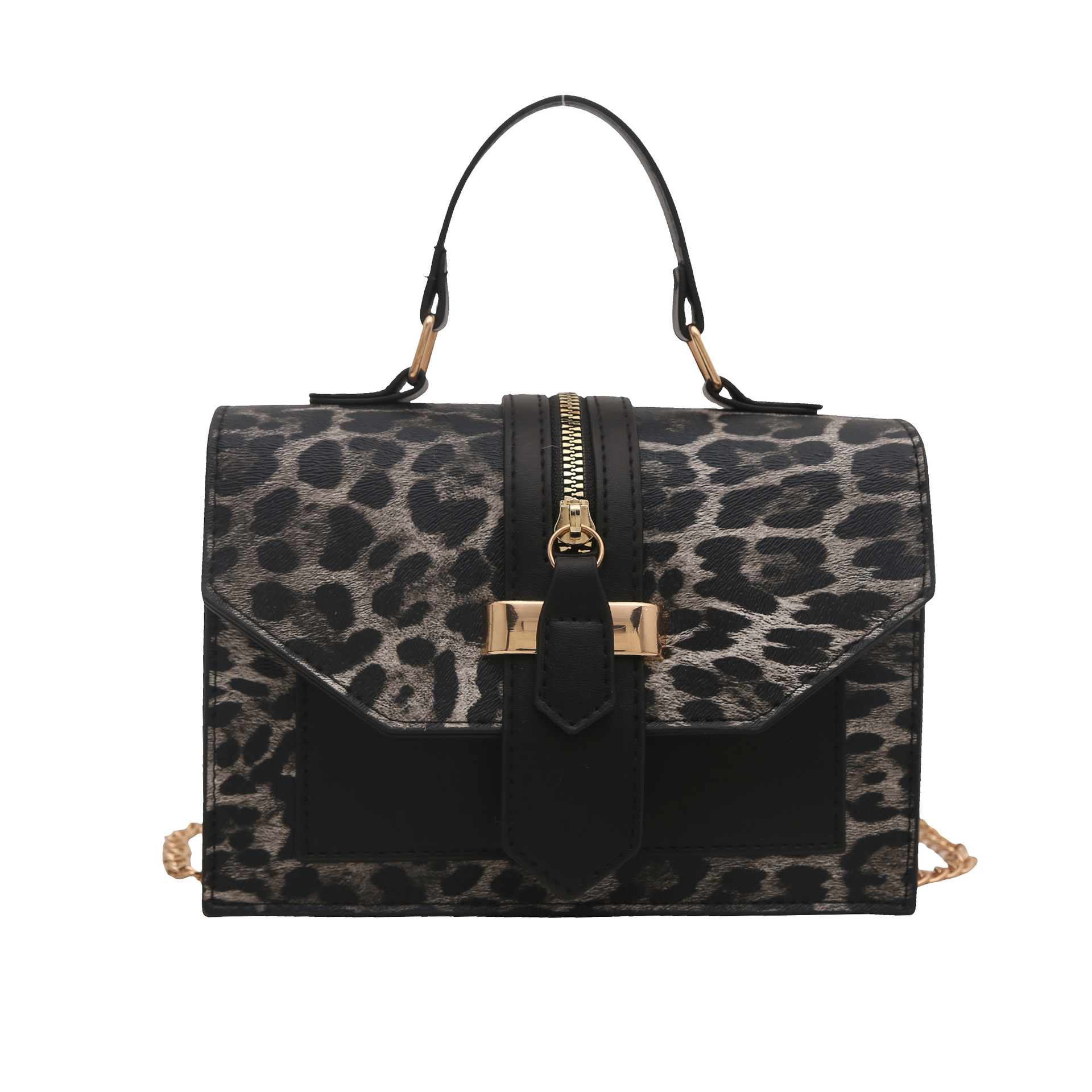 New women's 2024 trendy and versatile leopard print handbag, ins crossbody bag, single-shoulder bag Item Picture